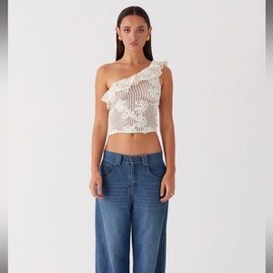 PEPPERMAYO JULIETE ONE SHOULDER TOP